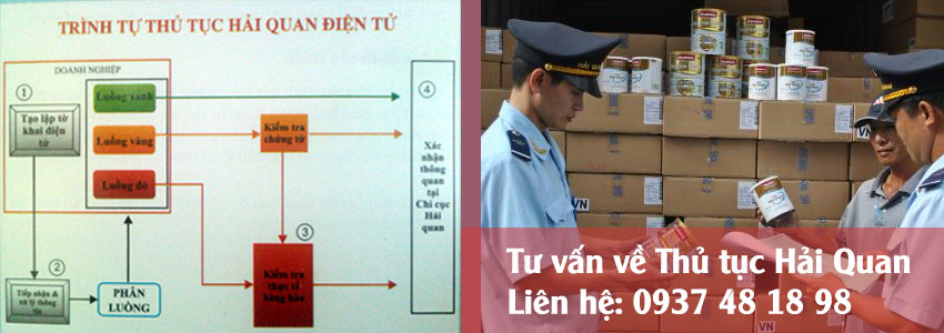 hệ thống phân luồng trong thủ tục hải quan xuất hàng quốc tế