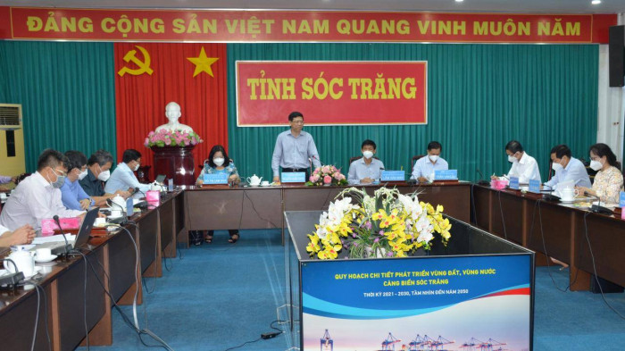 Buổi làm việc về hỗ trợ xây dựng giao thông và cảng biển Sóc Trăng